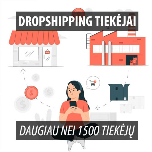 DROPSHIPPINGTIEKEJAI Dropshipping tiekėjai